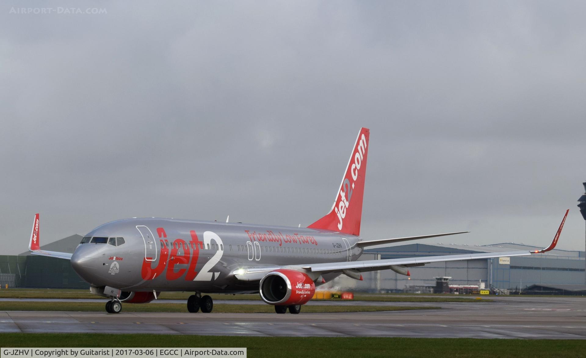 G-JZHV, 2017 Boeing 737-8MG C/N 63152, At Manchester