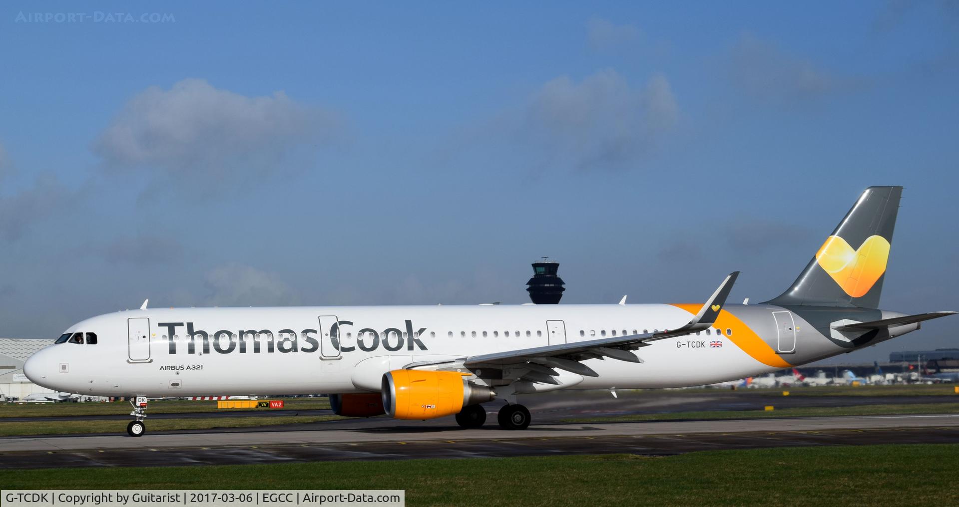 G-TCDK, 2015 Airbus A321-211 C/N 6548, At Manchester