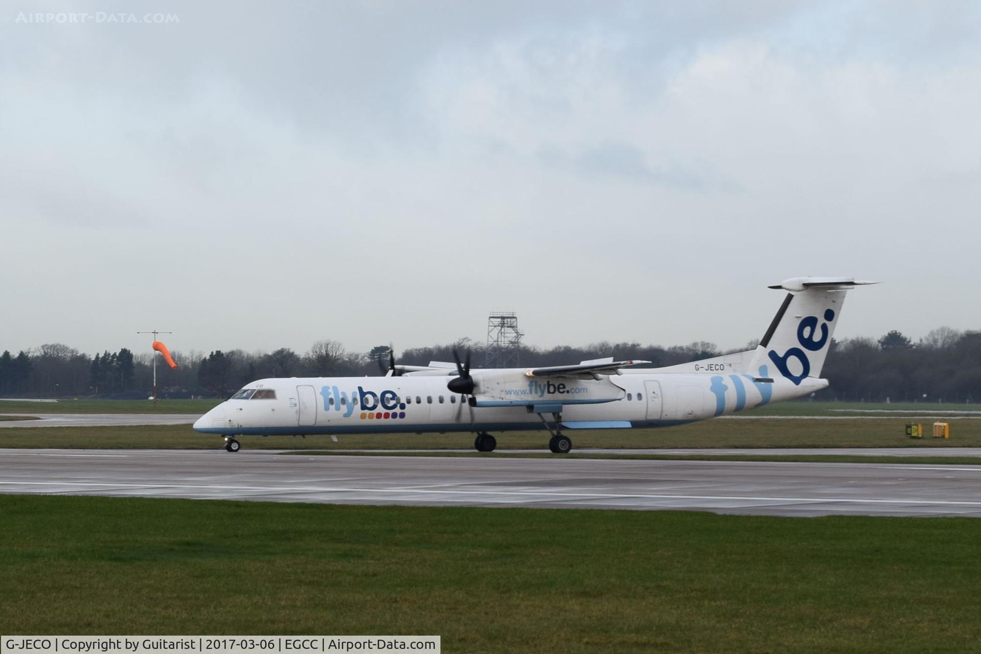 G-JECO, 2006 De Havilland Canada DHC-8-402Q Dash 8 C/N 4126, At Manchester