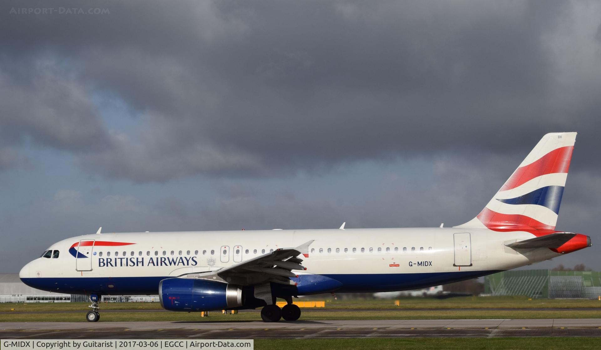 G-MIDX, 2000 Airbus A320-232 C/N 1177, At Manchester