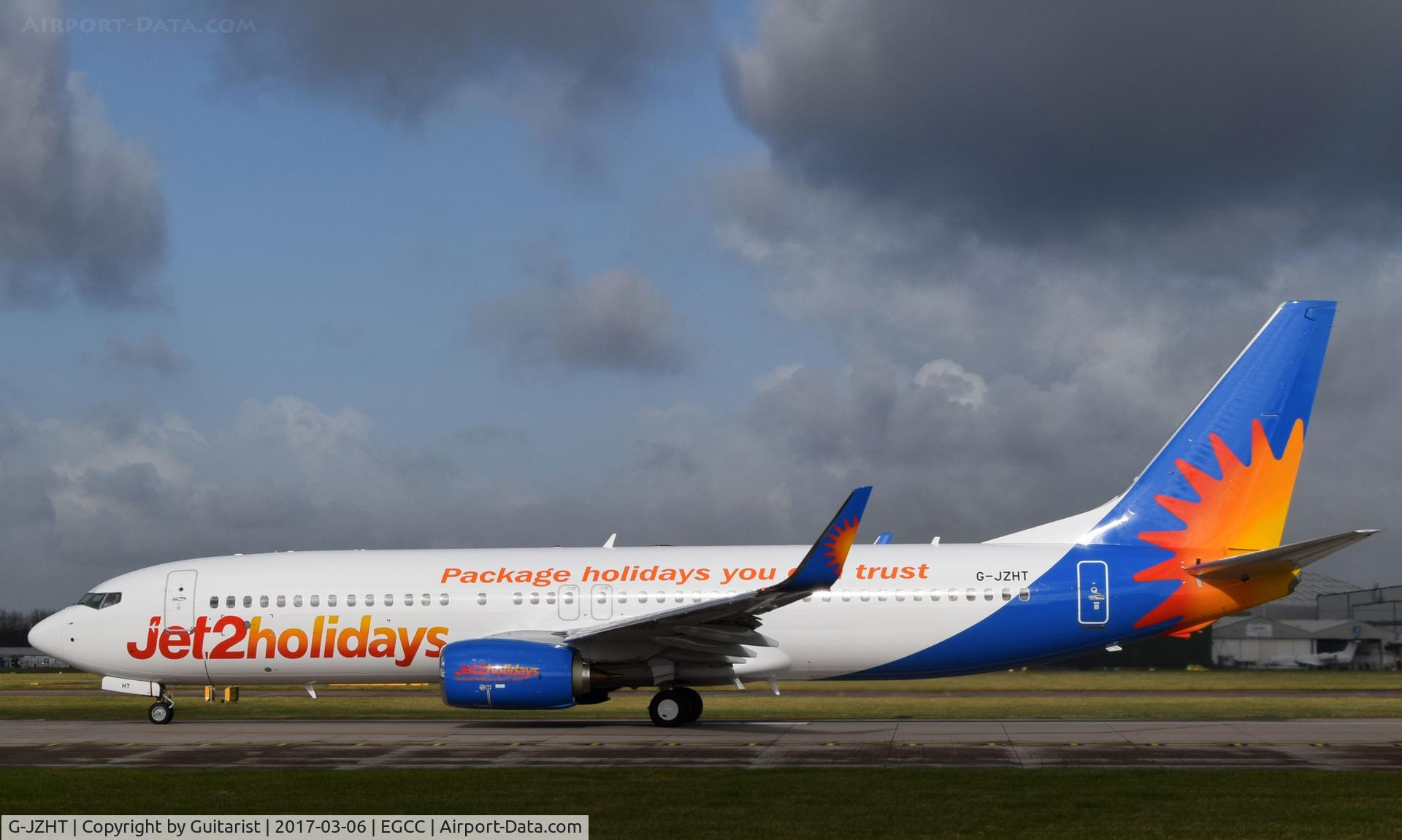 G-JZHT, 2017 Boeing 737-8MG C/N 63150, At Manchester