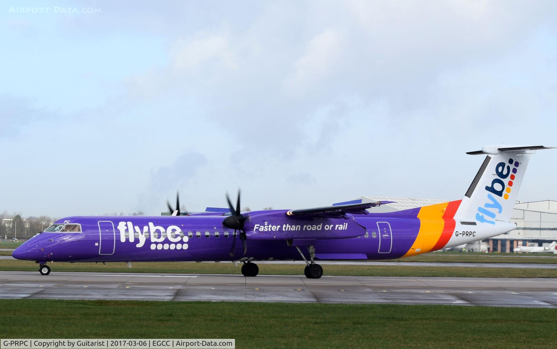 G-PRPC, 2010 Bombardier DHC-8-402 Dash 8 C/N 4338, At Manchester