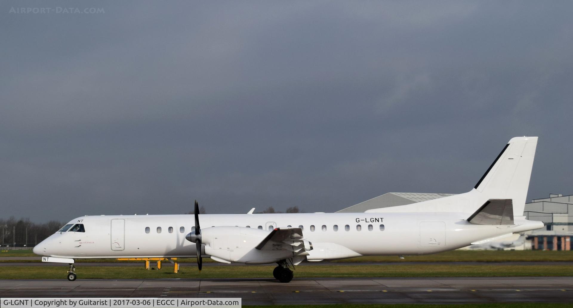 G-LGNT, 1996 Saab 2000 C/N 2000-039, At Manchester