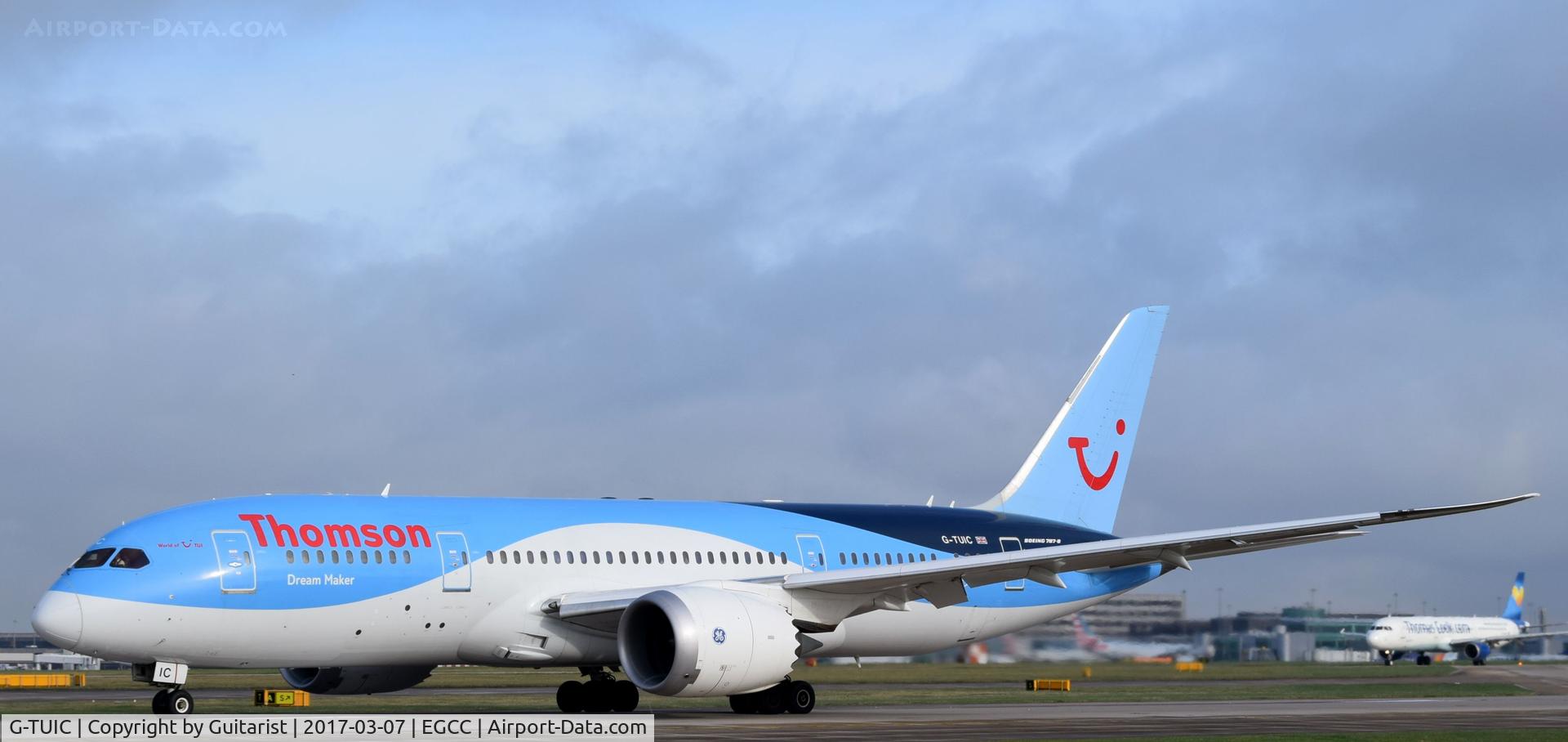 G-TUIC, 2013 Boeing 787-8 Dreamliner C/N 34424, At Manchester