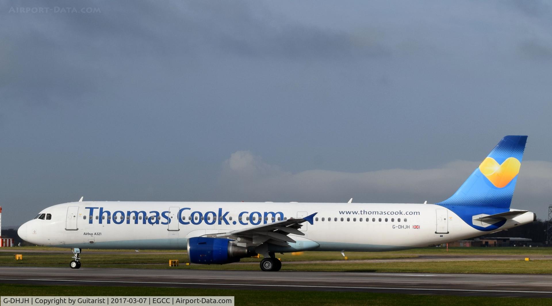 G-DHJH, 2000 Airbus A321-211 C/N 1238, At Manchester