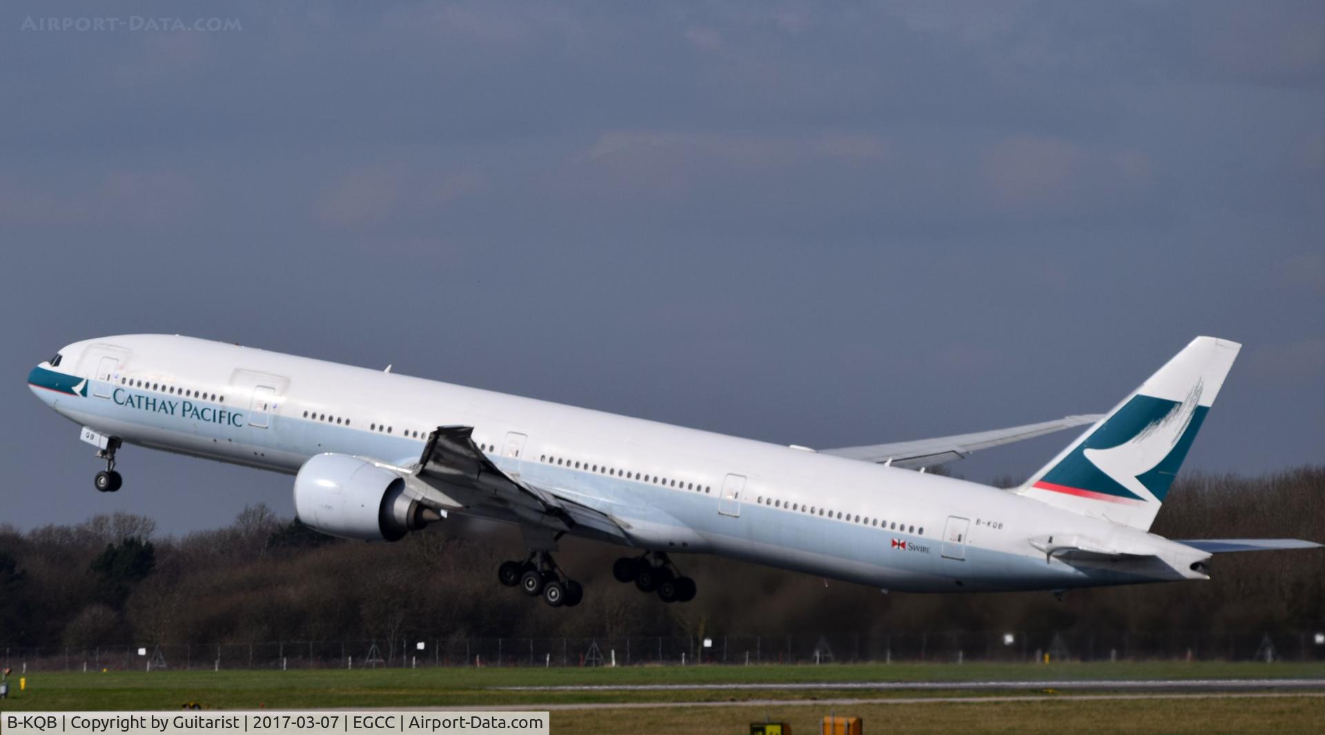 B-KQB, 2012 Boeing 777-367/ER C/N 39235, At Manchester