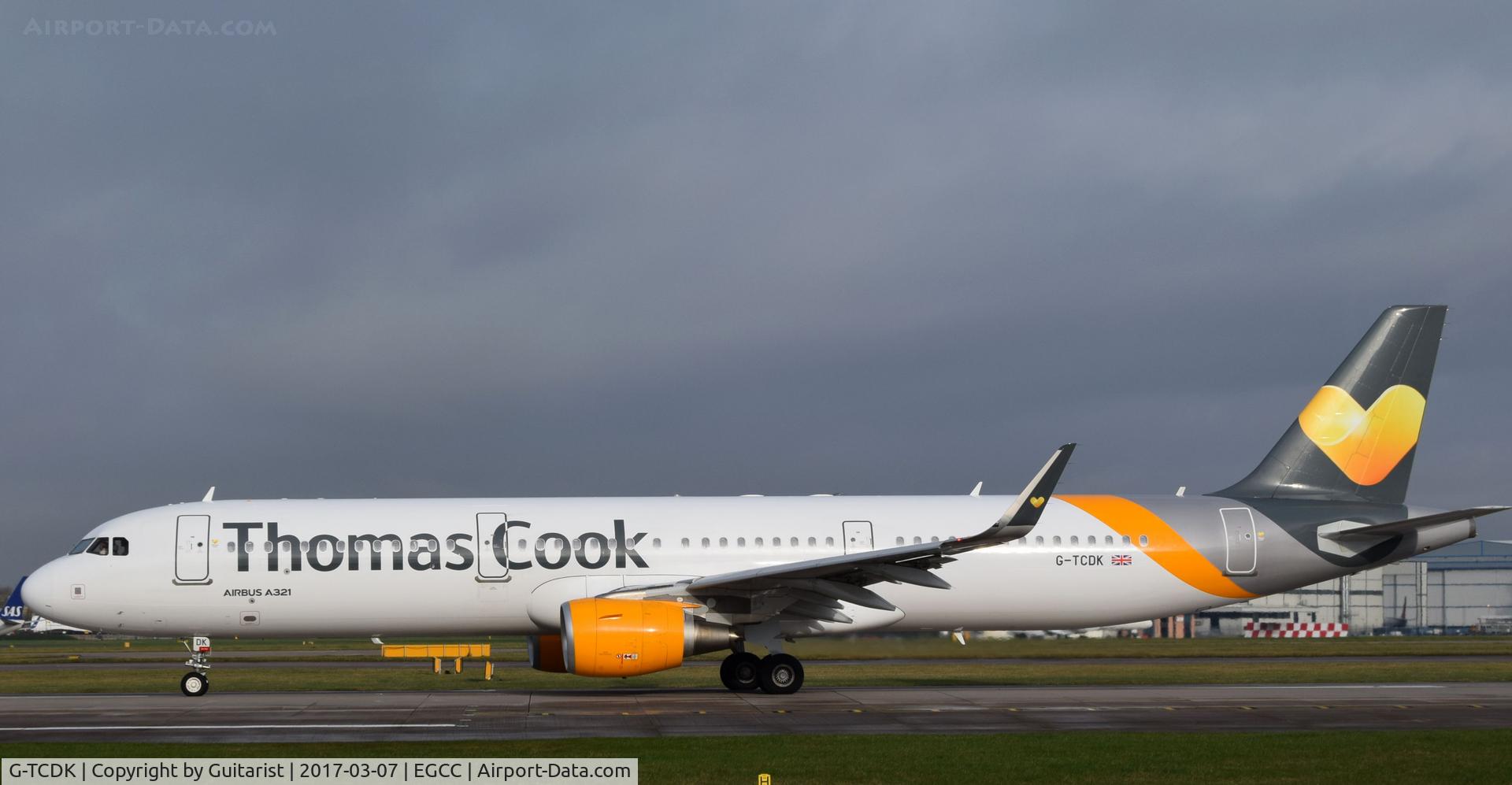 G-TCDK, 2015 Airbus A321-211 C/N 6548, At Manchester