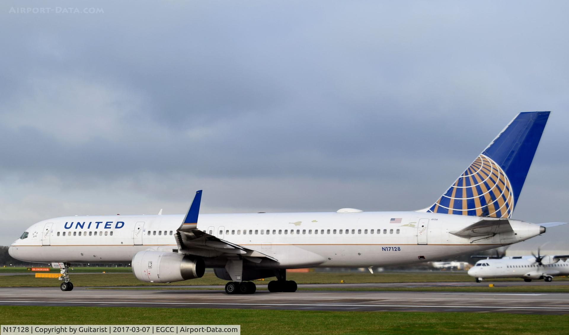 N17128, 1998 Boeing 757-224 C/N 27567, At Manchester