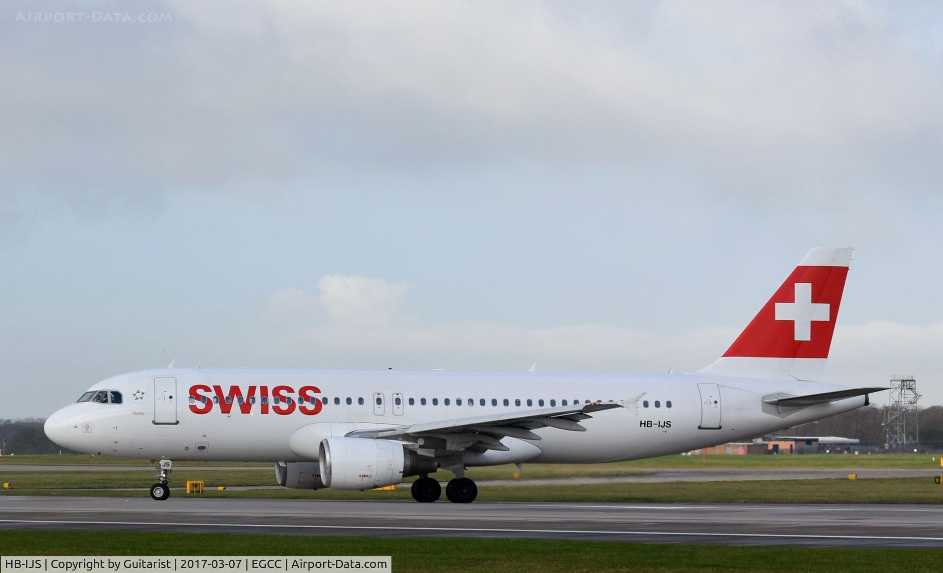 HB-IJS, 1998 Airbus A320-214 C/N 782, At Manchester
