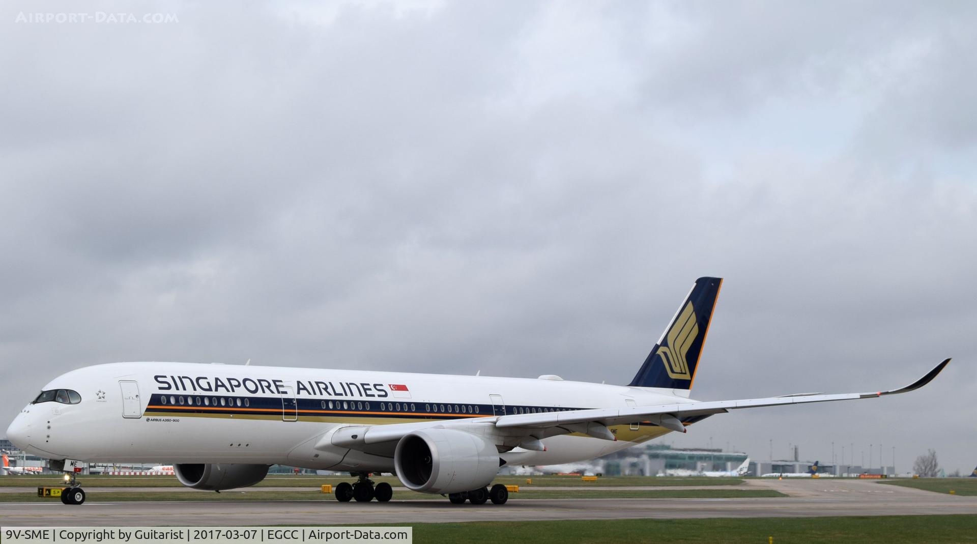 9V-SME, 2016 Airbus A350-941 C/N 041, At Manchester