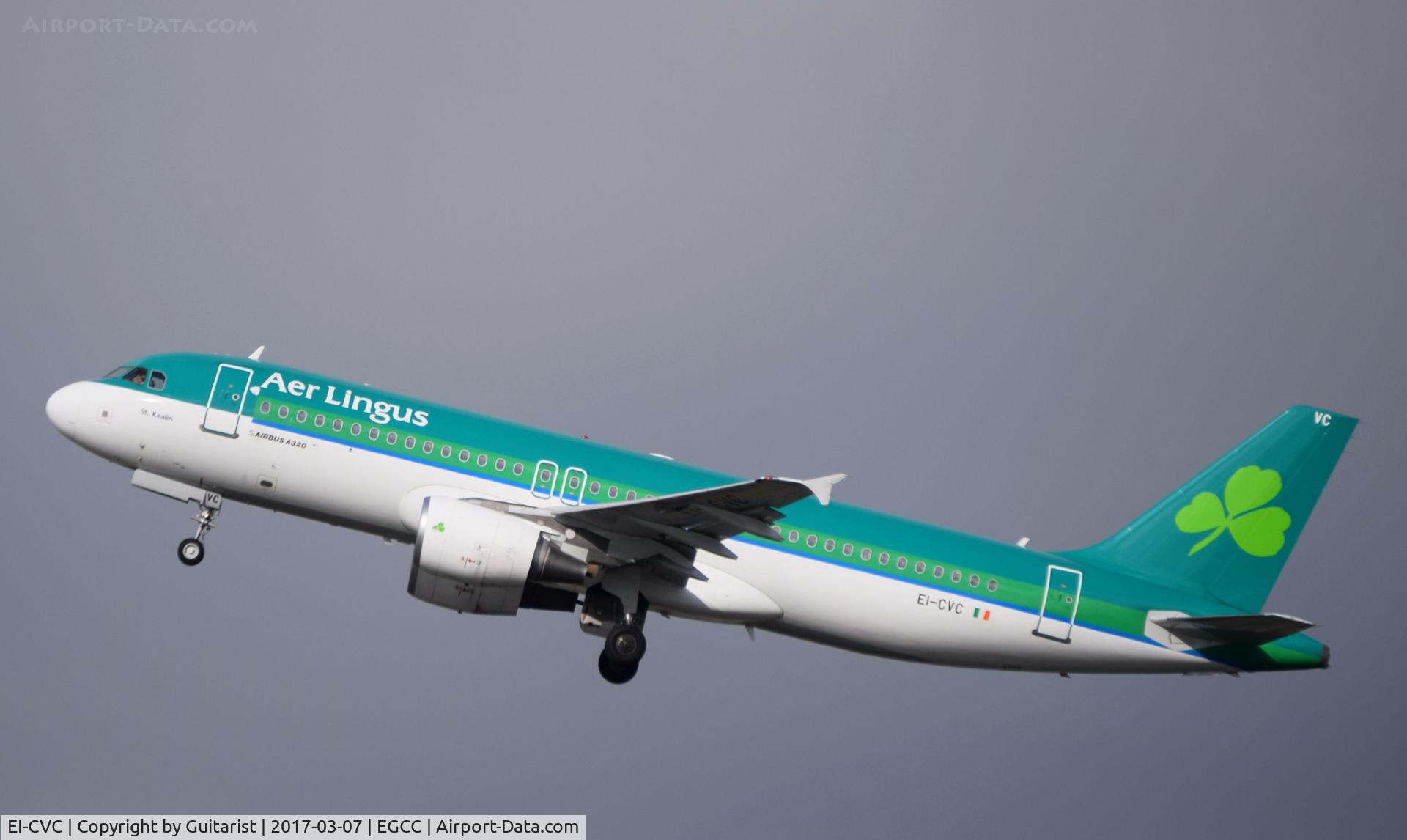 EI-CVC, 2001 Airbus A320-214 C/N 1443, At Manchester
