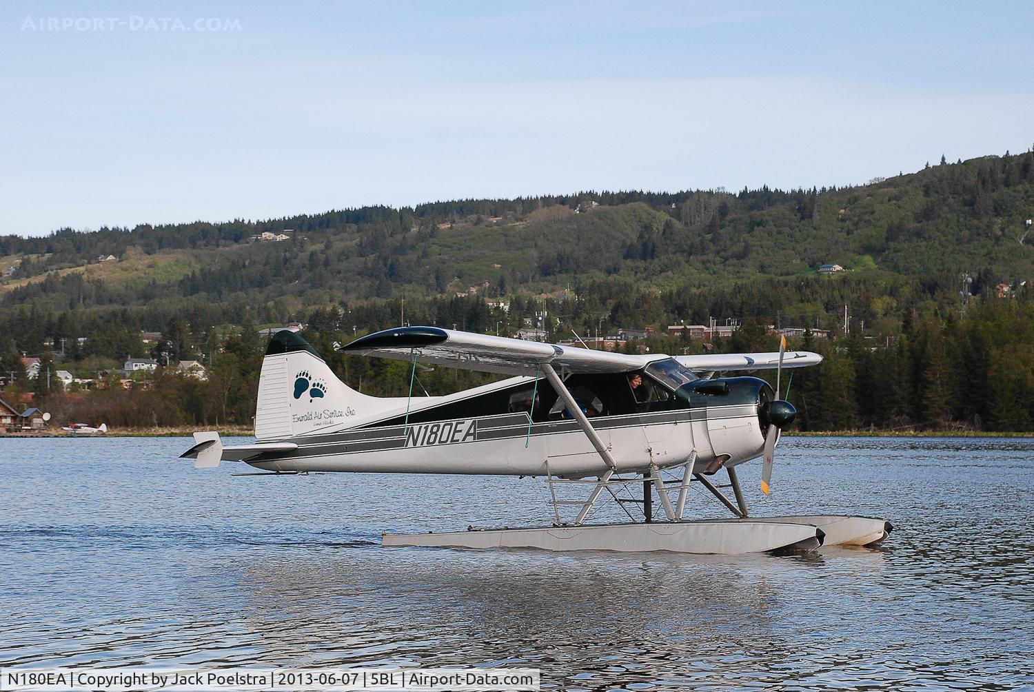 N180EA, 1955 De Havilland Canada U-6A Beaver C/N 1011, N180EA of Emerald Air Service at Beluga Lake AK