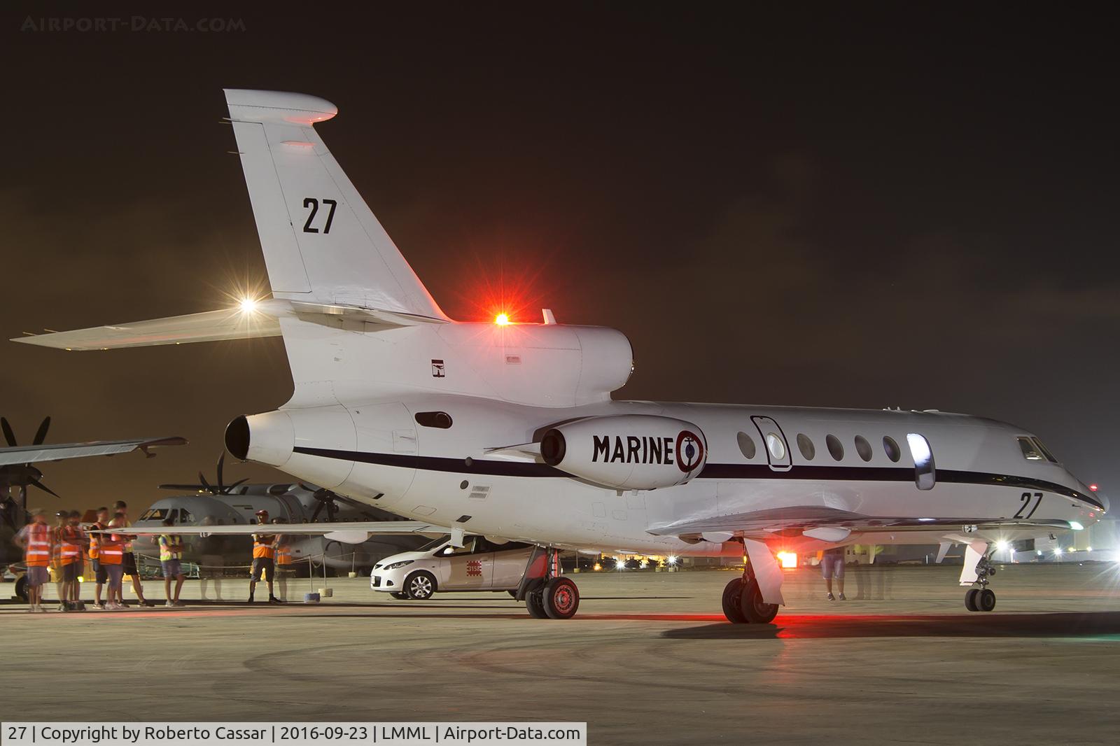 27, Dassault Falcon 50 Surmar C/N 27, Malta International Airshow 2016