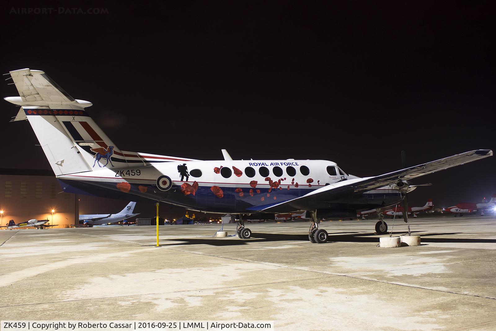 ZK459, 2007 Hawker Beechcraft B200GT King Air C/N BY-36, Malta International Airshow 2016