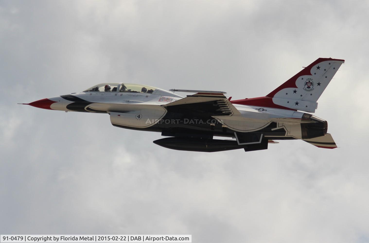 91-0479, 1991 General Dynamics F-16D Fighting Falcon C/N CD-34, Thunderbirds
