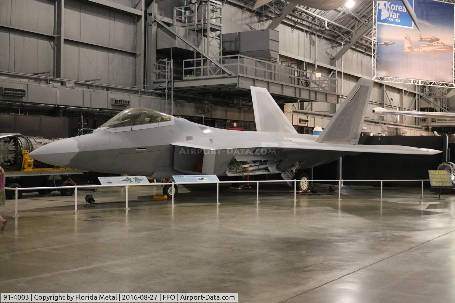 91-4003, 1992 Lockheed Martin F-22A Raptor C/N 4003, F-22A