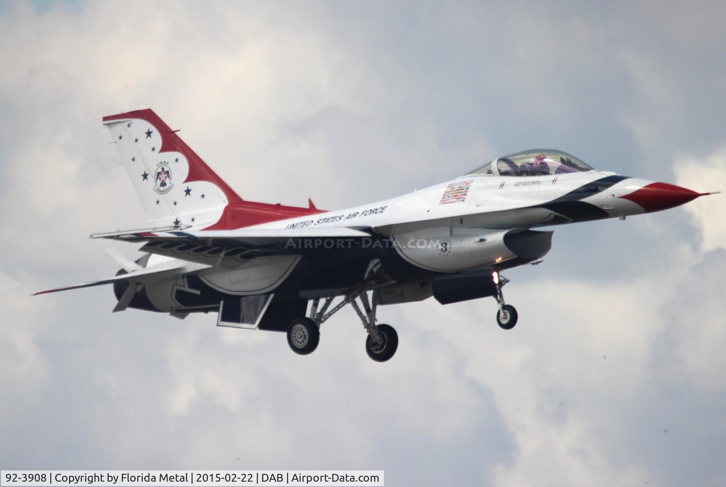 92-3908, 1992 General Dynamics F-16CM Fighting Falcon C/N CC-150, Thunderbirds