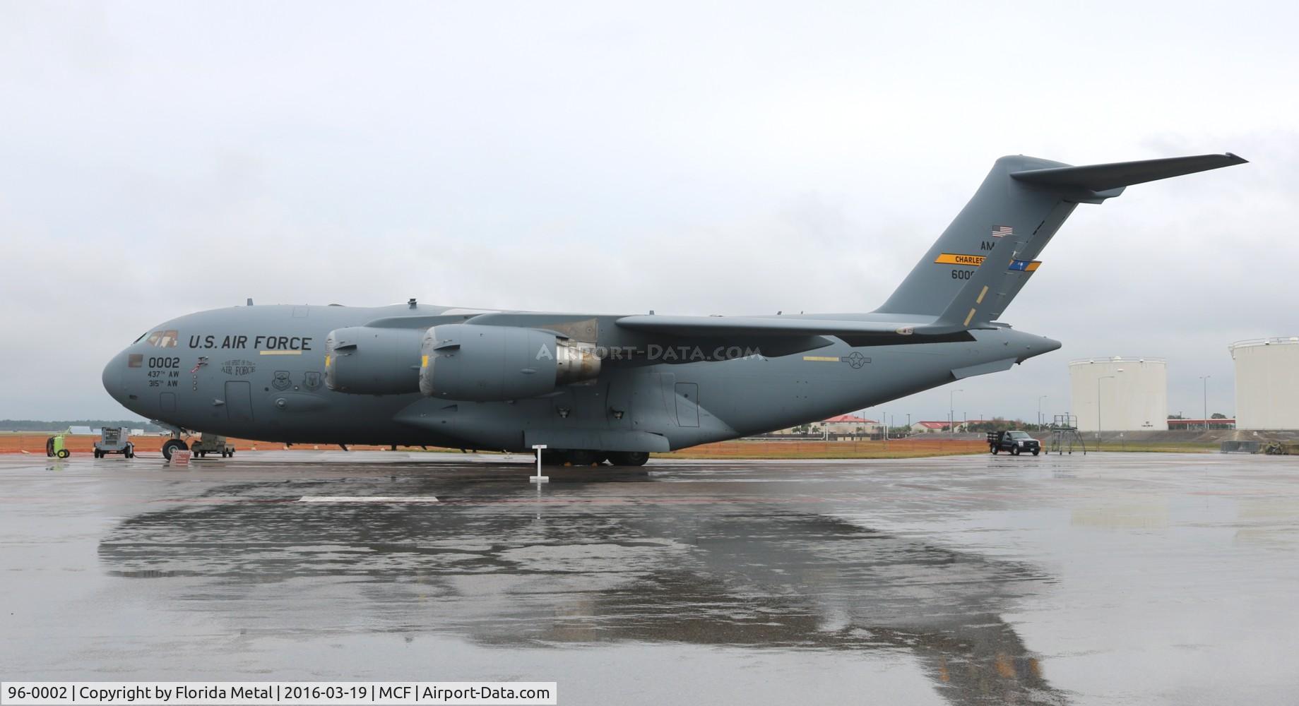 96-0002, 1996 McDonnell Douglas C-17A Globemaster III C/N P-34, C-17A