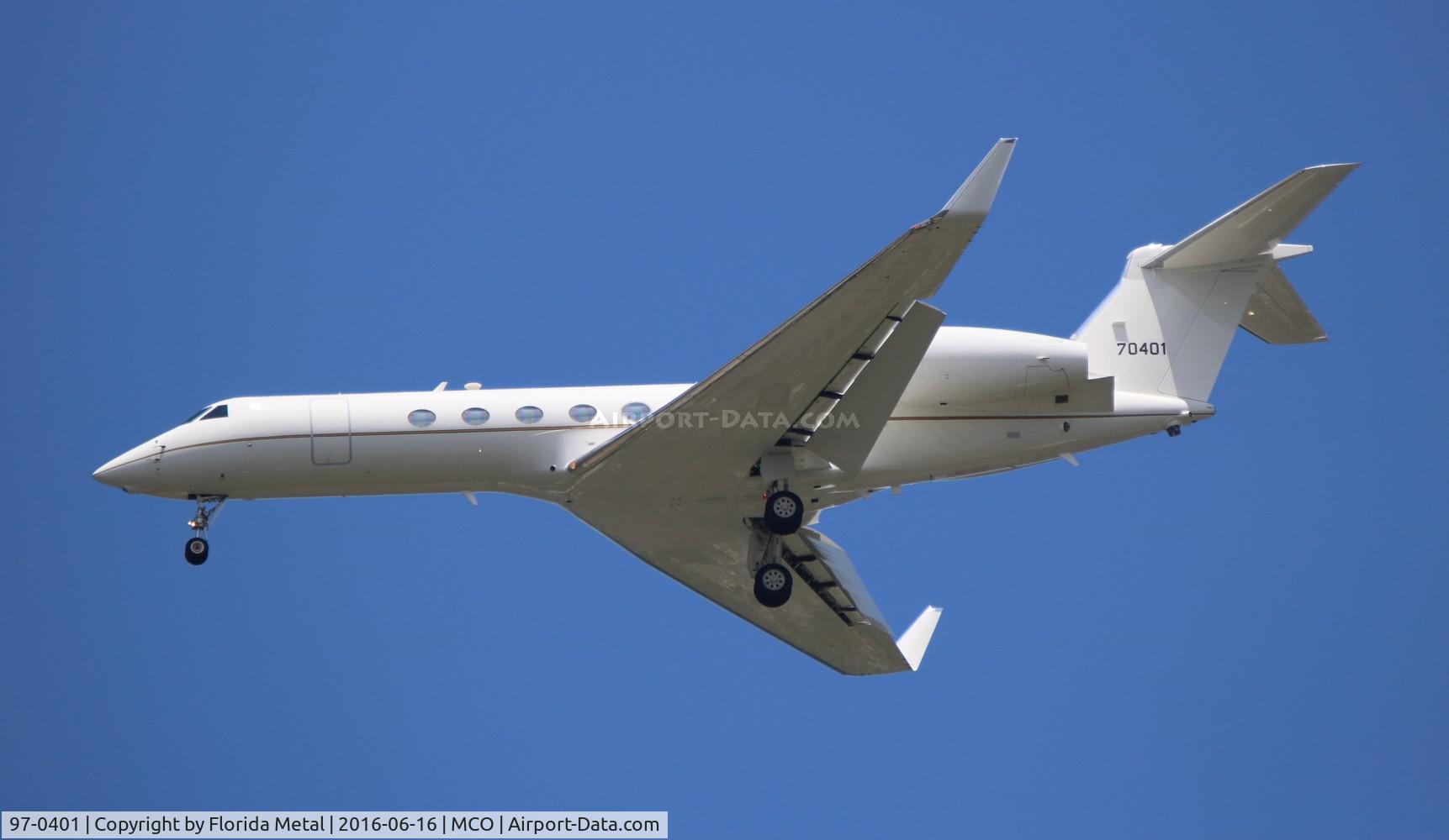97-0401, 1997 Gulfstream Aerospace C-37A (Gulfstream V) C/N 542, C-37A