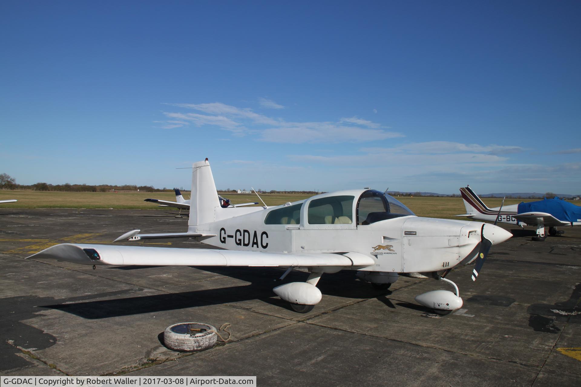 G-GDAC, 1976 Grumman American AA-5A Cheetah C/N AA5A-0347, At Teesside Airport 8th March 2017