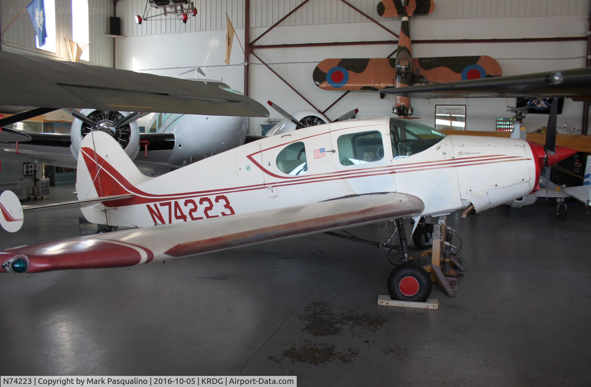 N74223, 1946 Bellanca 14-13-2 Cruisair Senior C/N 1336, Bellanca 14-13-2
