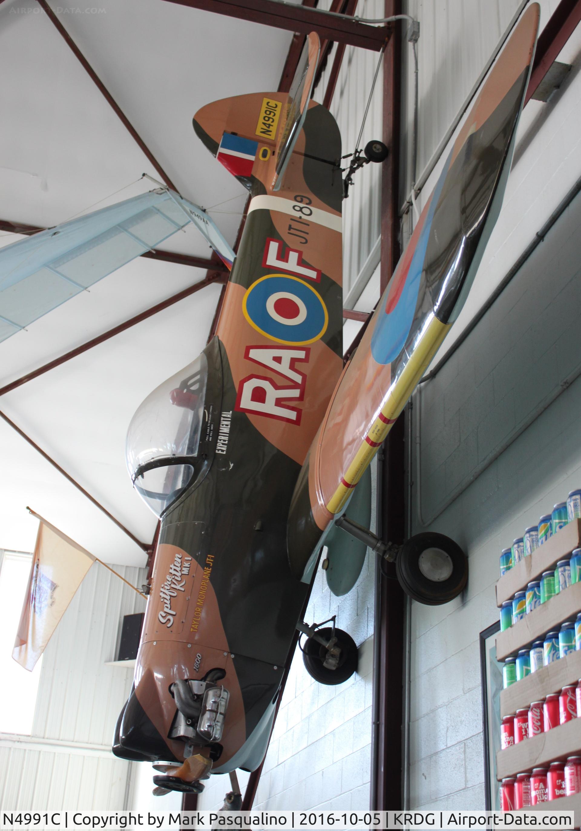 N4991C, Taylor JT-1 Monoplane C/N JT1/89, Taylor JT-1 Monoplane