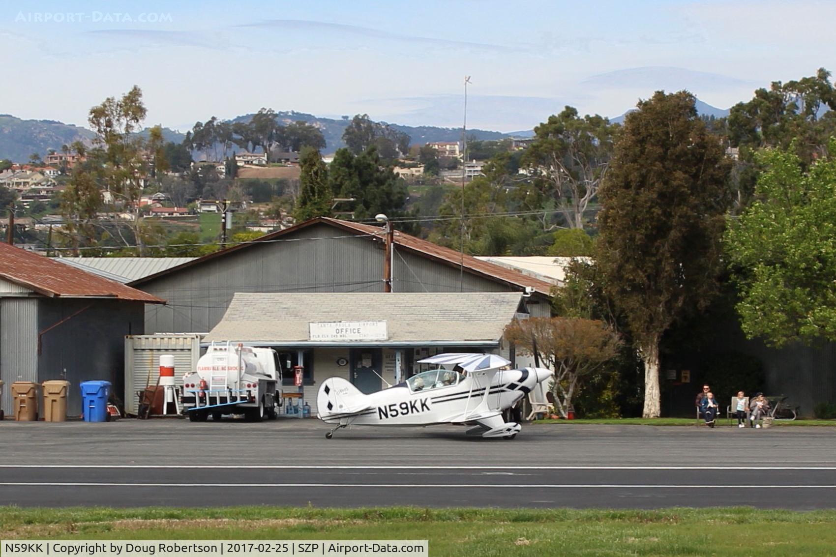 N59KK, 1991 Aviat Pitts S-2B Special C/N 5214, 1991 Aviat PITTS S-2B SPECIAL, Lycoming AEIO-540 260 Hp, taxi