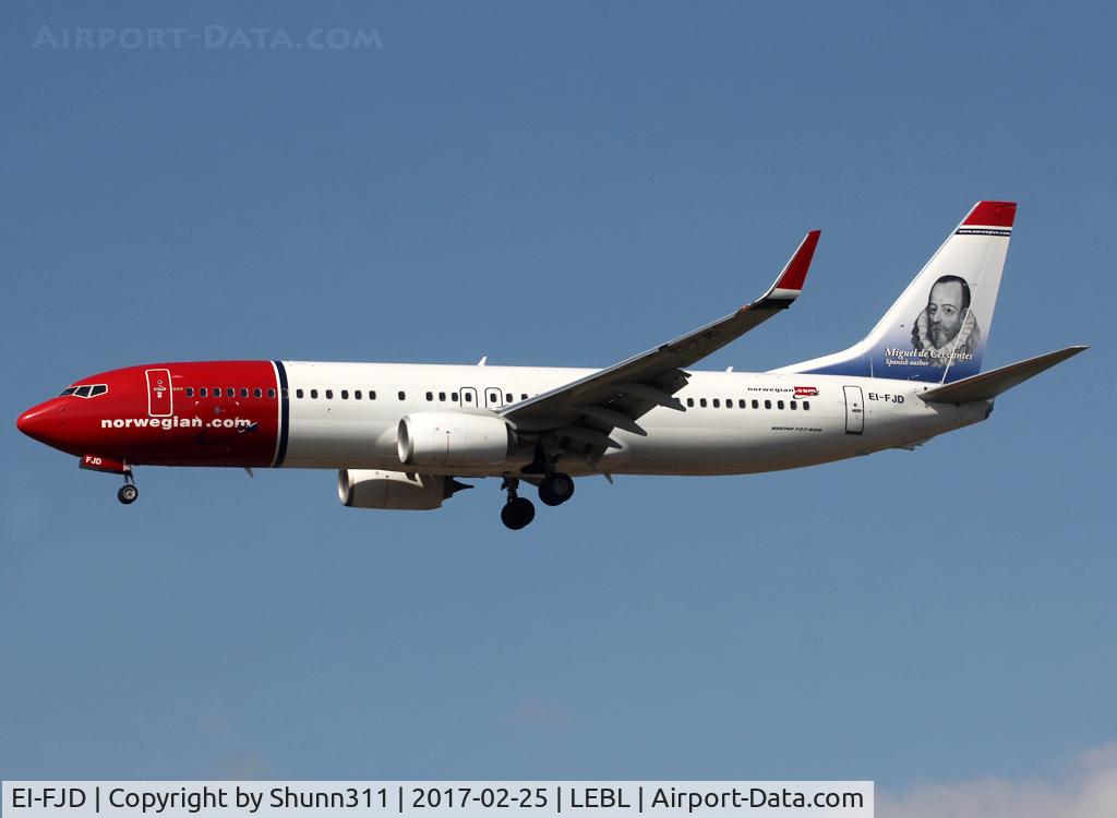 EI-FJD, 2015 Boeing 737-8JP C/N 41143, Landing rwy 25R