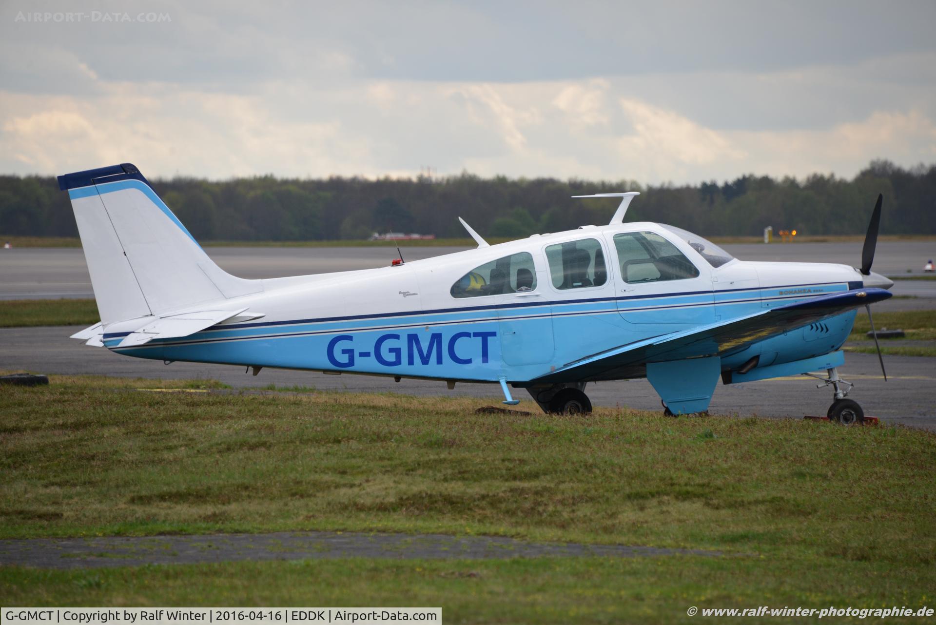 G-GMCT, 1968 Beech E33A Bonanza Bonanza C/N CE-235, Beech E33A Bonanza - MCT Agentur Berlin - CE-235 - G-GMCT - 16.04.2016 - CGN