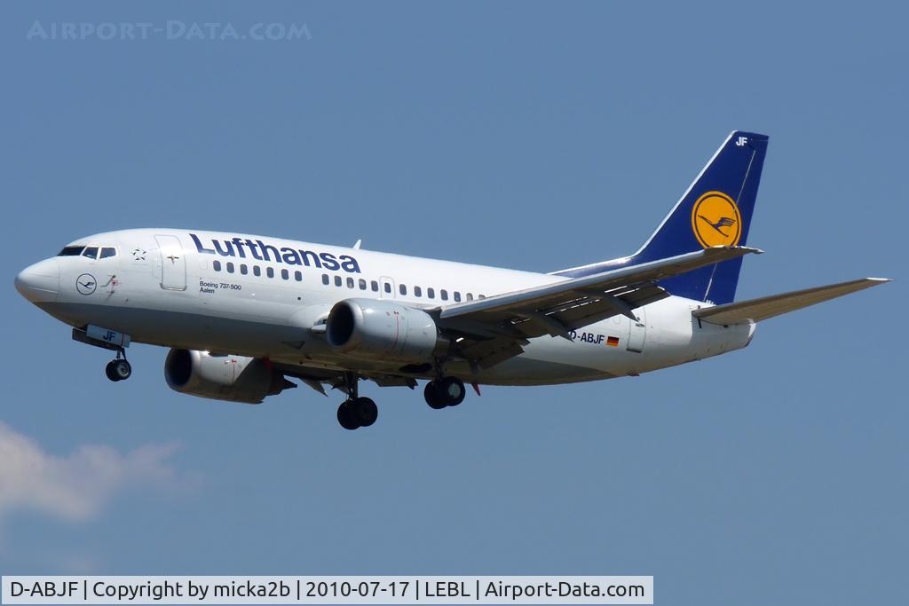 D-ABJF, 1991 Boeing 737-530 C/N 25311, Landing