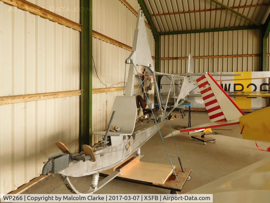 WP266, Elliotts of Newbury Eton TX.1 C/N Not found WP266, Elliotts of Newbury Eton TX.1 Under renovation for static display at the soon to be established Aircraft Restoration Group, Fishburn Airfield UK.