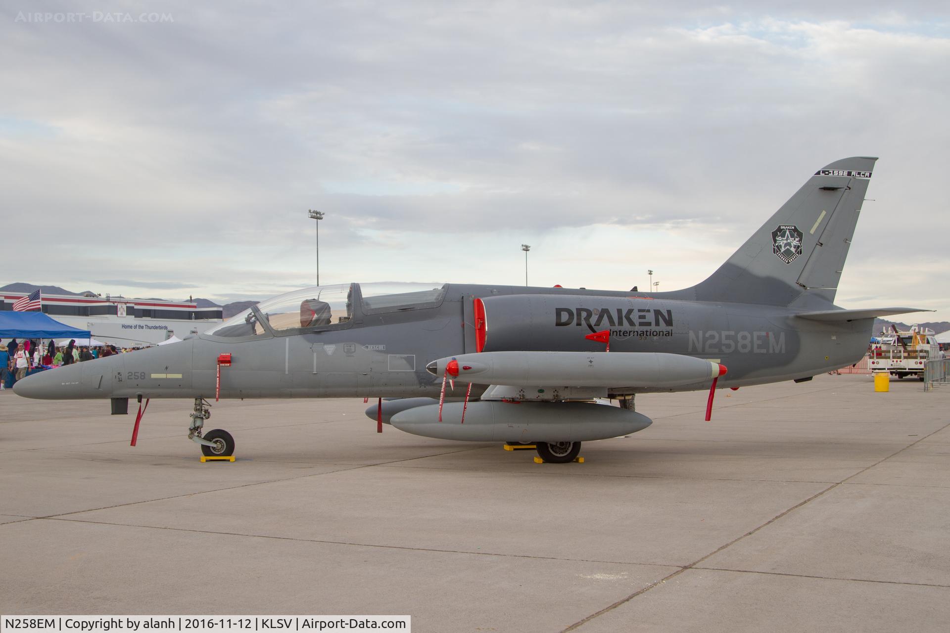 N258EM, 2001 Aero L-159 ALCA C/N 156022, In the Draken International static exhibit at Aviation Nation 2016