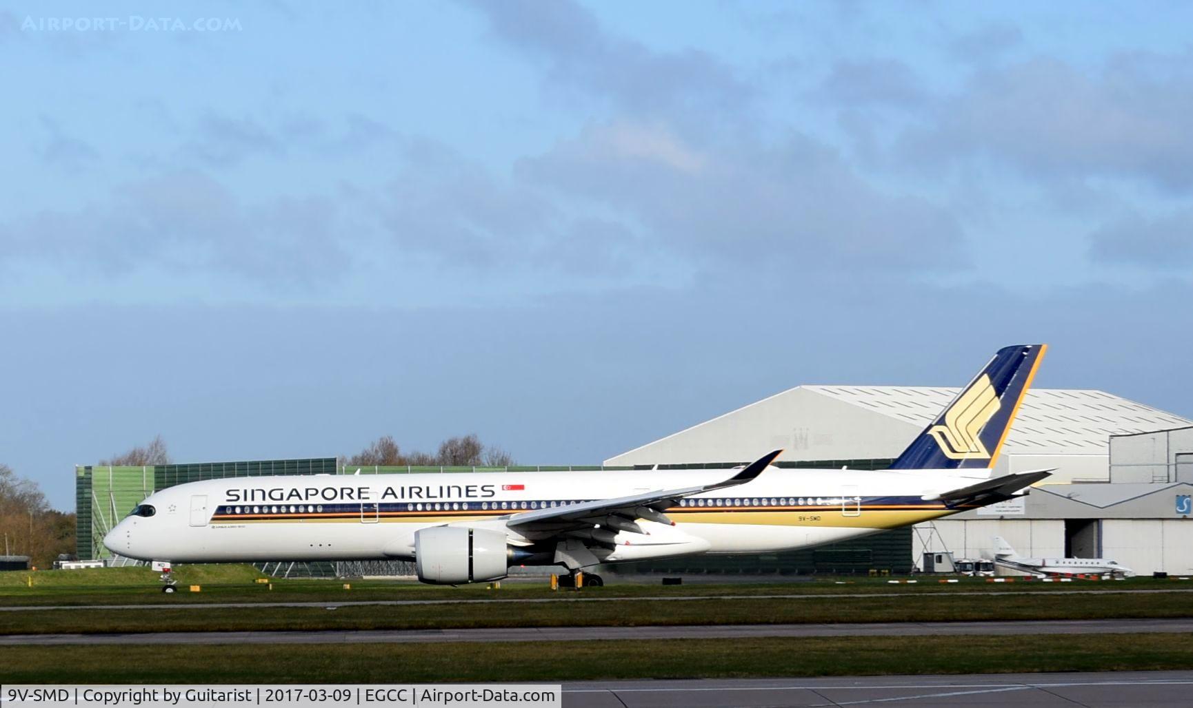 9V-SMD, 2016 Airbus A350-941 C/N 037, At Manchester