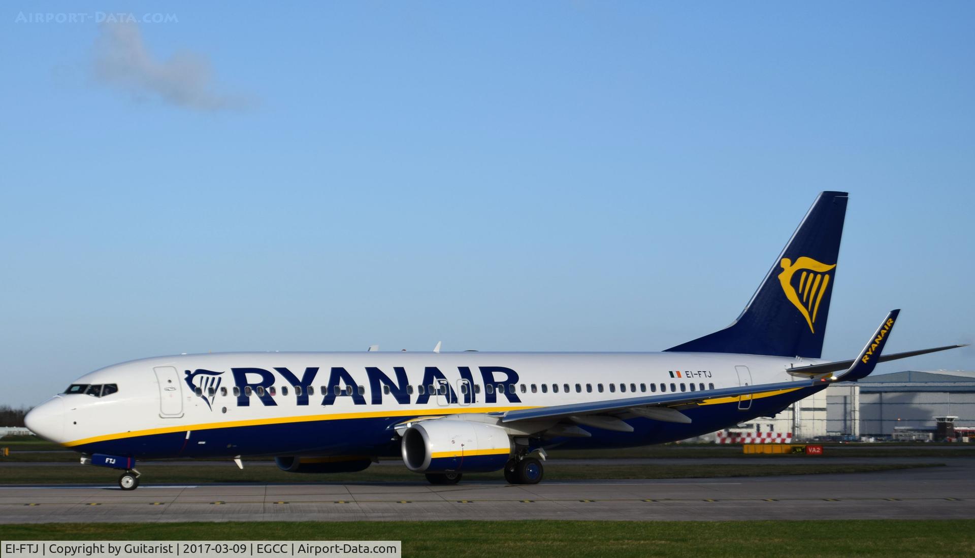 EI-FTJ, 2016 Boeing 737-8AS C/N 44760, At Manchester