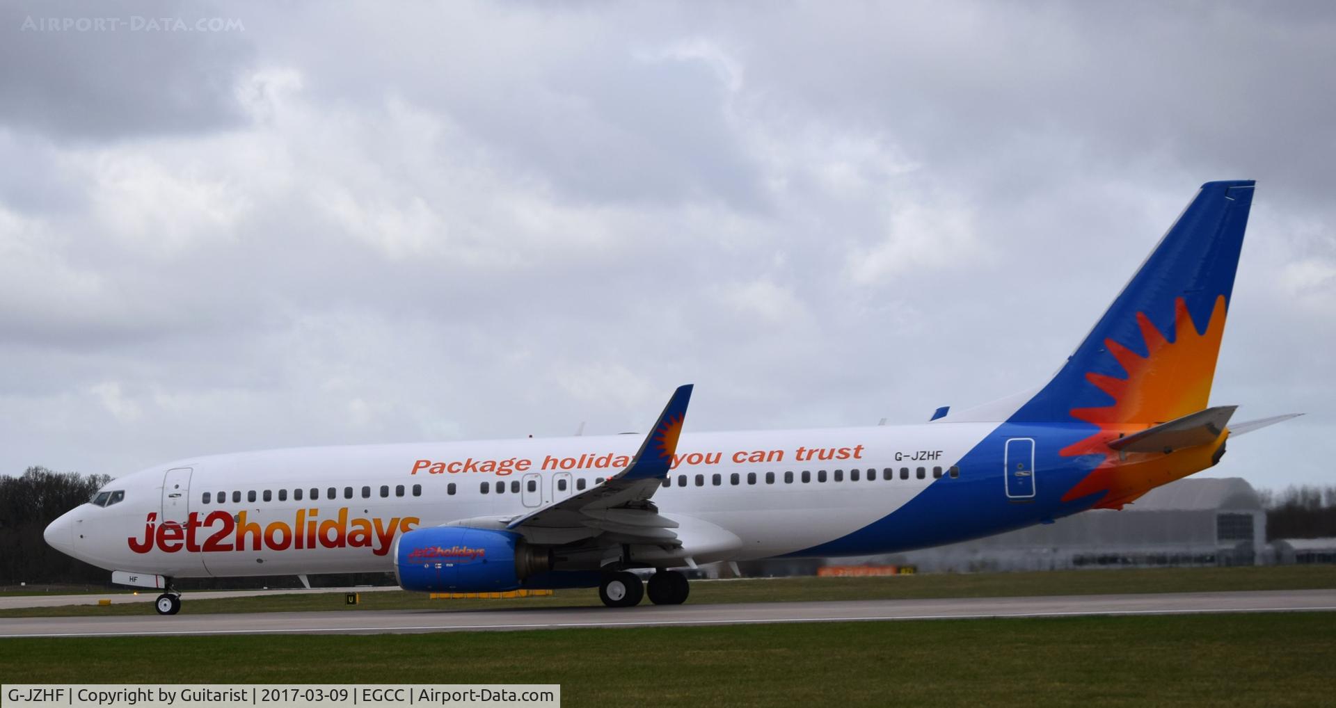 G-JZHF, 1999 Boeing 737-8K2 C/N 28378, At Manchester