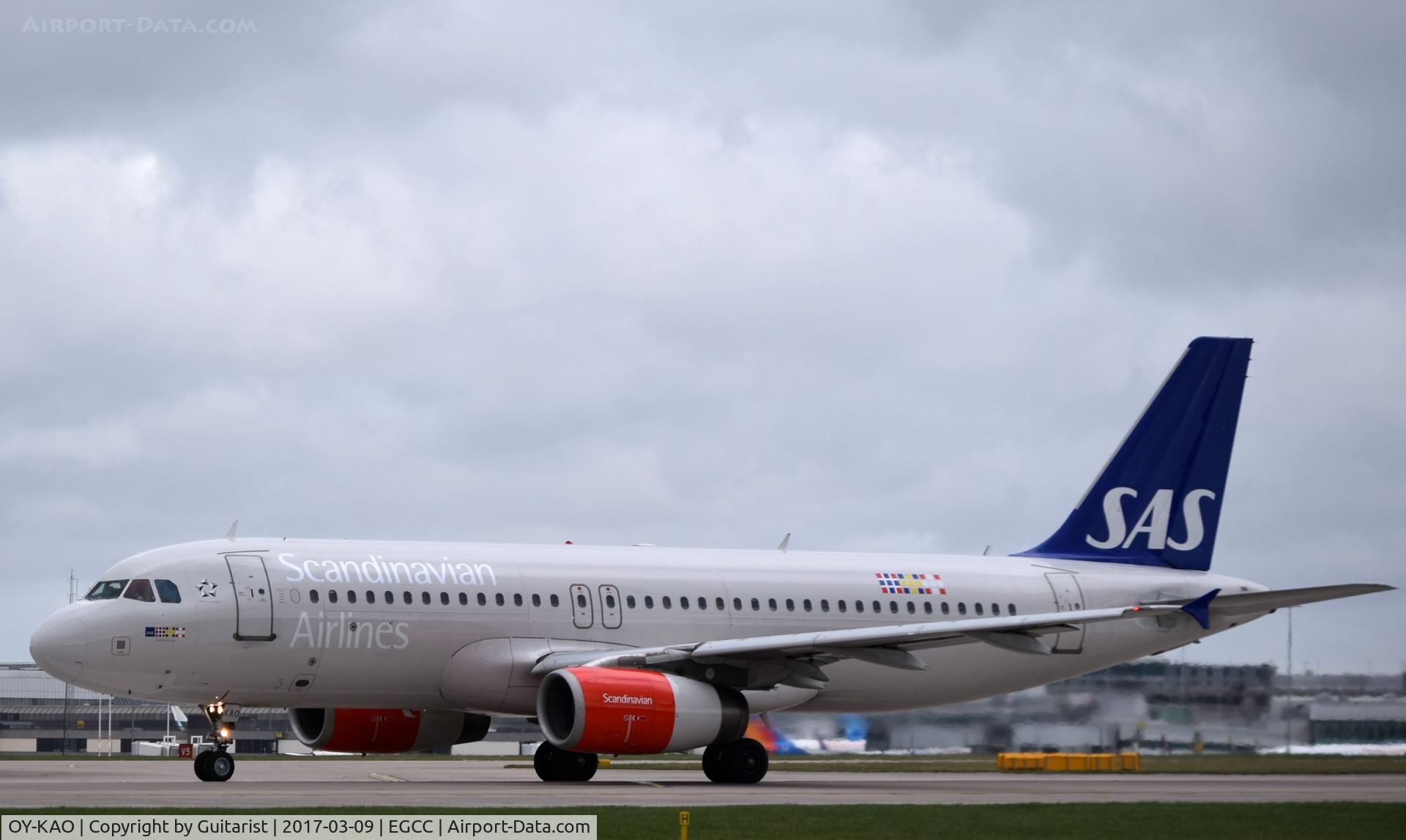 OY-KAO, 2006 Airbus A320-232 C/N 2990, At Manchester