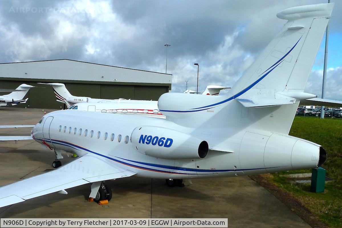 N906D, Dassault Falcon 900EX C/N 624, At Luton Airport