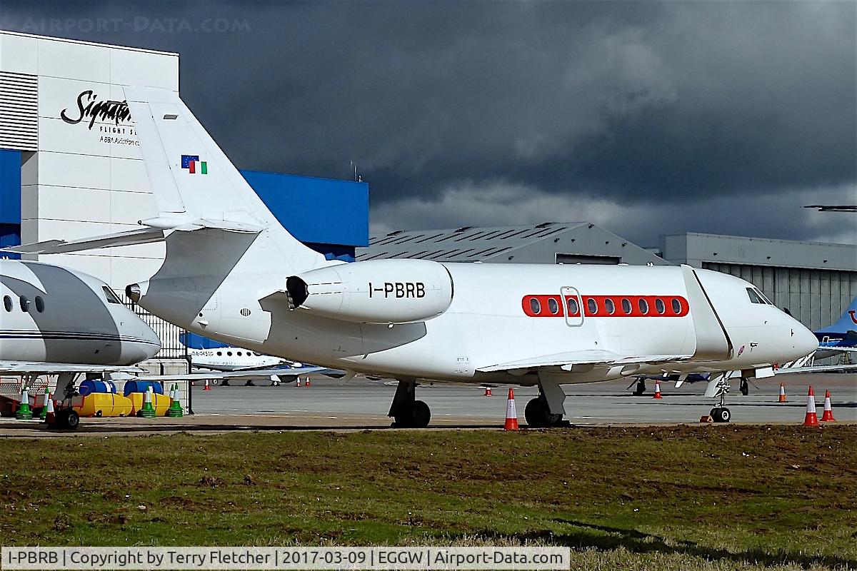 I-PBRB, 2009 Dassault Falcon 2000EX C/N 191, At Luton Airport