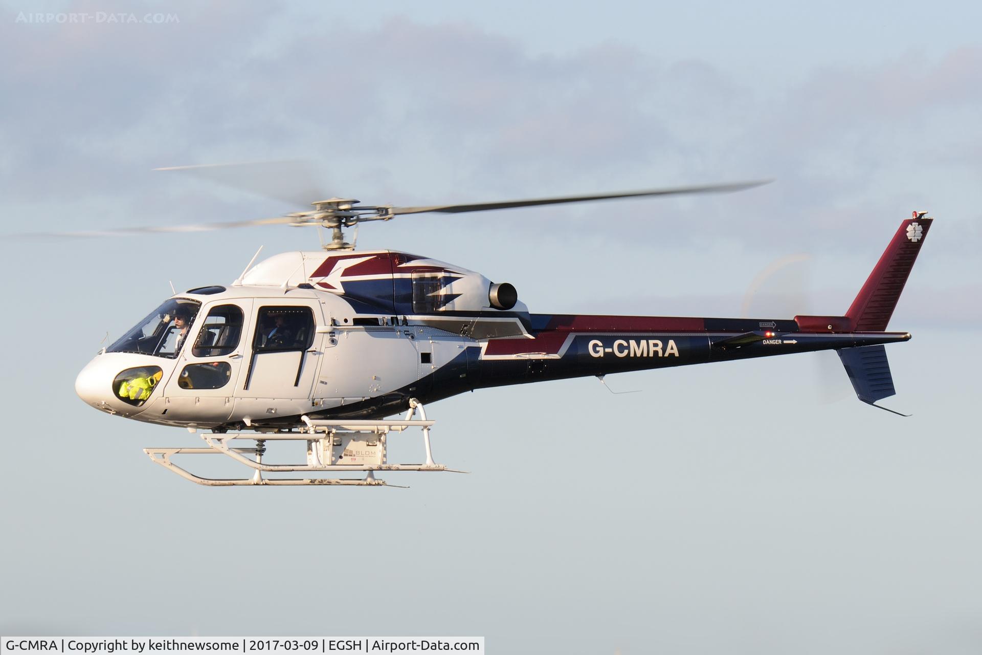 G-CMRA, 1994 Eurocopter AS-355N Twinstar C/N 5560, Nice Visitor.