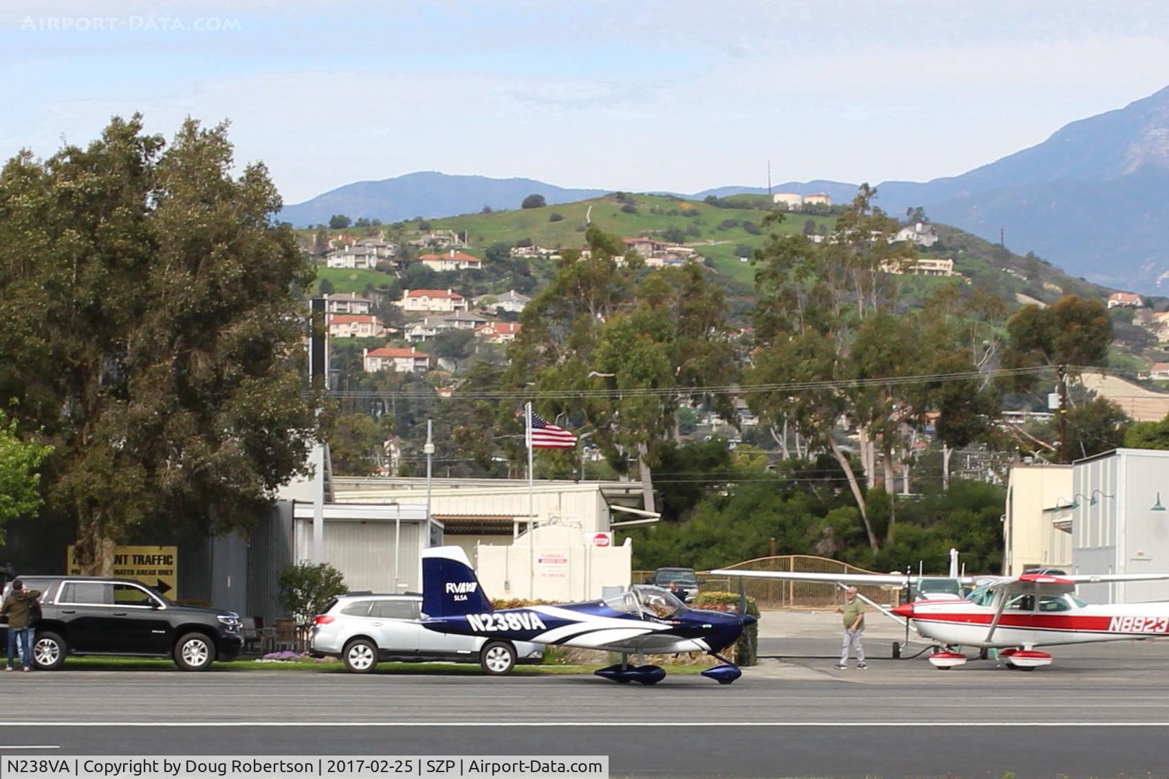 N238VA, 2013 Vans RV-12 C/N 12012, 2013 Van's Aircraft Inc. RV-12 production LSA, Rotax 912ULS 100 Hp, taxi to Rwy 22