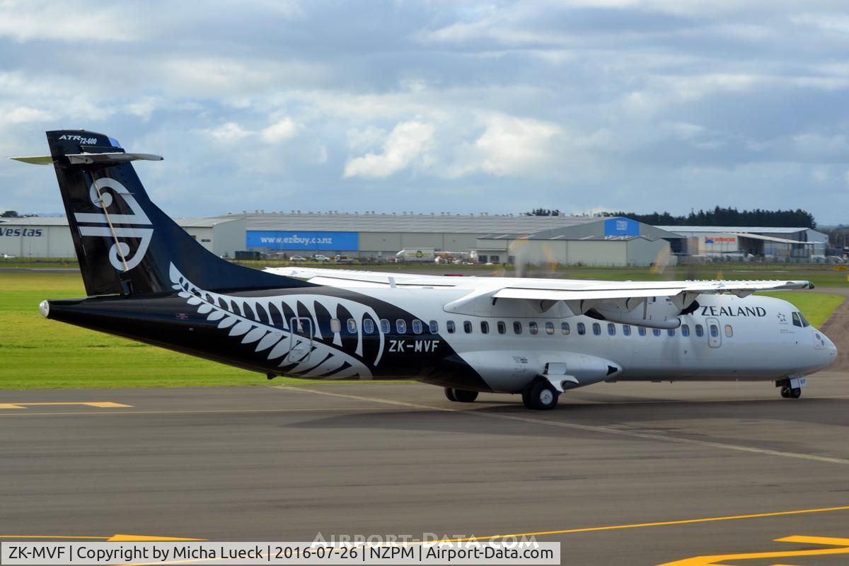 ZK-MVF, 2015 ATR 72-600 C/N 1228, At Palmerston North