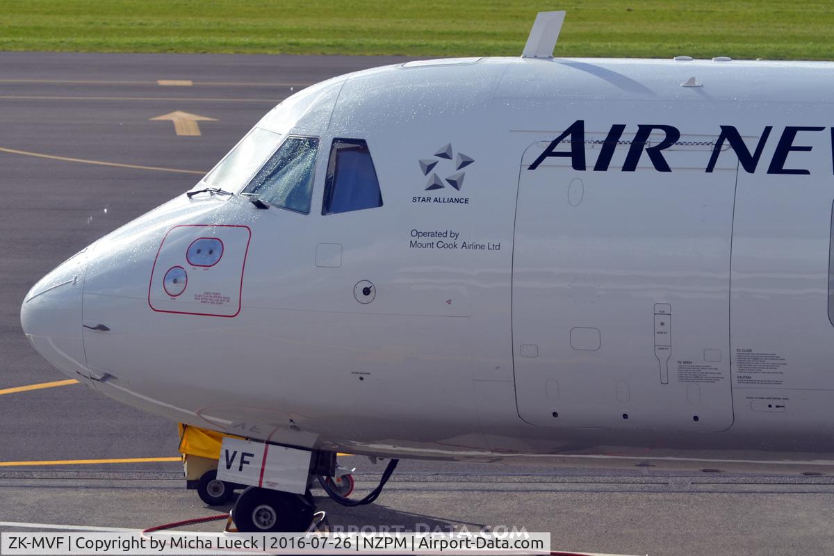 ZK-MVF, 2015 ATR 72-600 C/N 1228, At Palmerston North