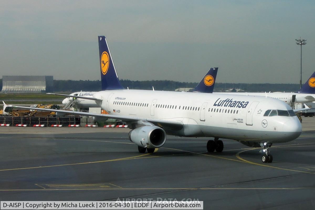 D-AISP, 2009 Airbus A321-231 C/N 3864, At Frankfurt
