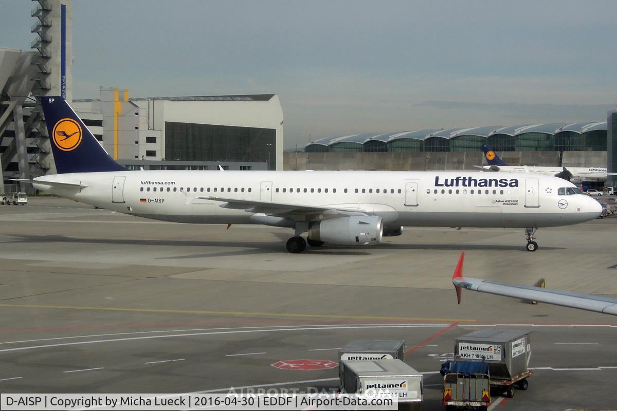D-AISP, 2009 Airbus A321-231 C/N 3864, At Frankfurt