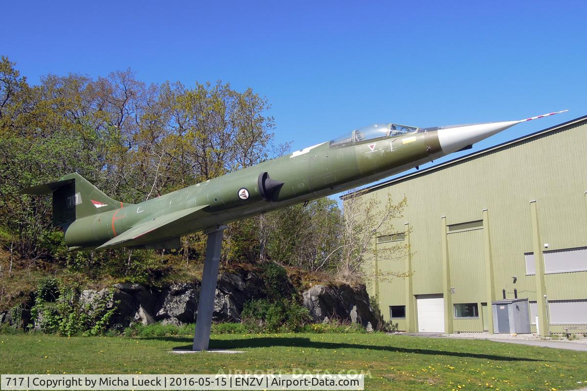 717, Canadair CF-104 Starfighter C/N 683A-1017, At the Flyhistorisk Museum in Stavanger