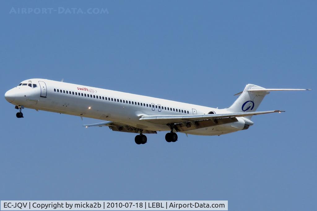 EC-JQV, 1987 McDonnell Douglas MD-83 C/N 49526/1342, Landing