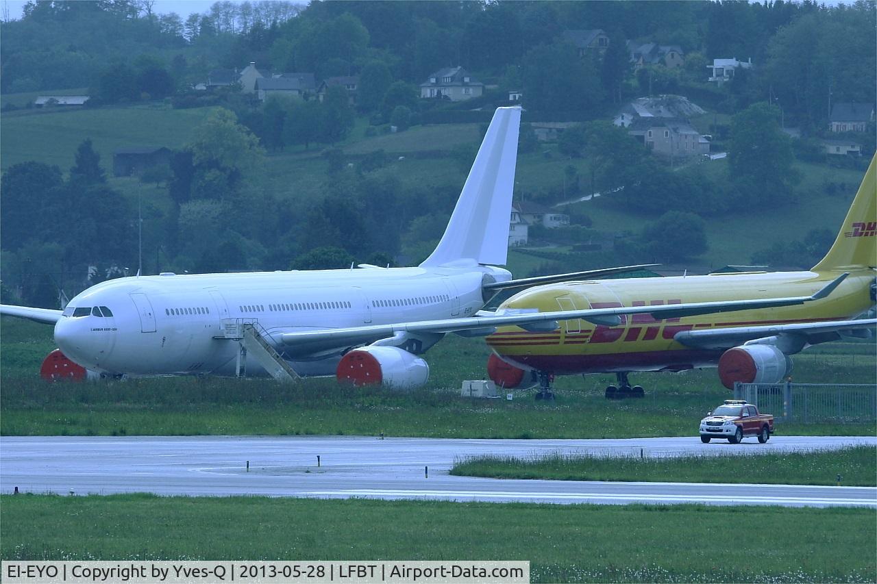 EI-EYO, 2002 Airbus A330-243 C/N 494, Airbus A330-243, Stored and pending dismantling by Tarmac Aerosave,Tarbes-Lourdes-Pyrénées airport (LFBT-LDE)