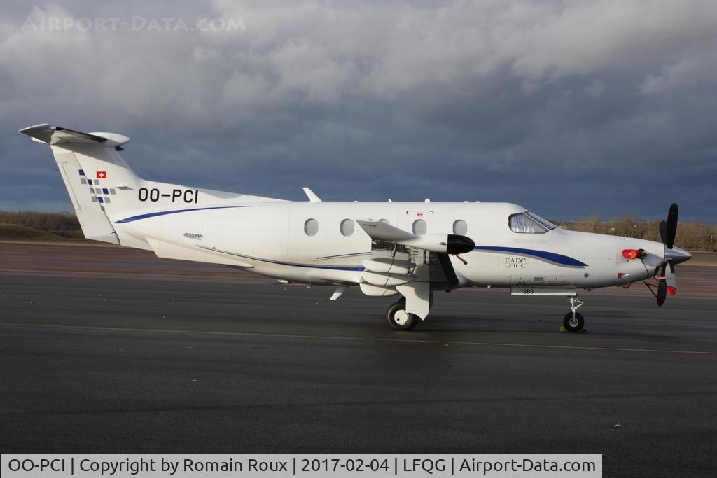 OO-PCI, 2012 Pilatus PC-12/47E C/N 1380, Parked
