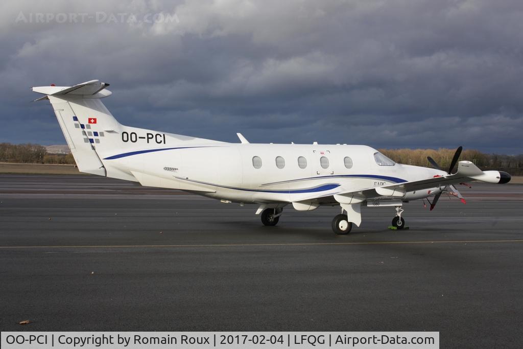 OO-PCI, 2012 Pilatus PC-12/47E C/N 1380, Parked