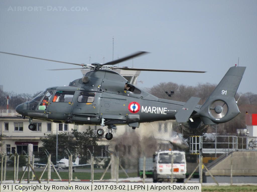 91, 1983 Aerospatiale AS-365N Dauphin C/N 6091, Take off